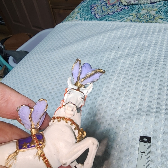 HAMILTON COLLECTION EUC RINGLING BROS. MINATURE METAL PROFORMING HORSE FIGURINE - Picture 7 of 8